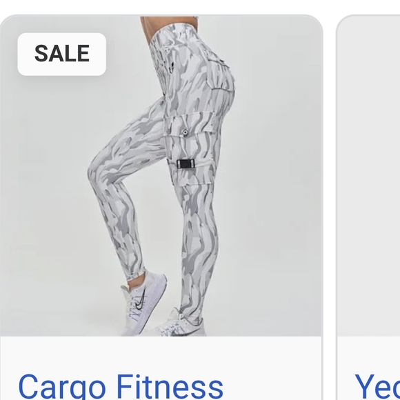 Firmabs Pants - Stylish Gray Camouflage Leggings